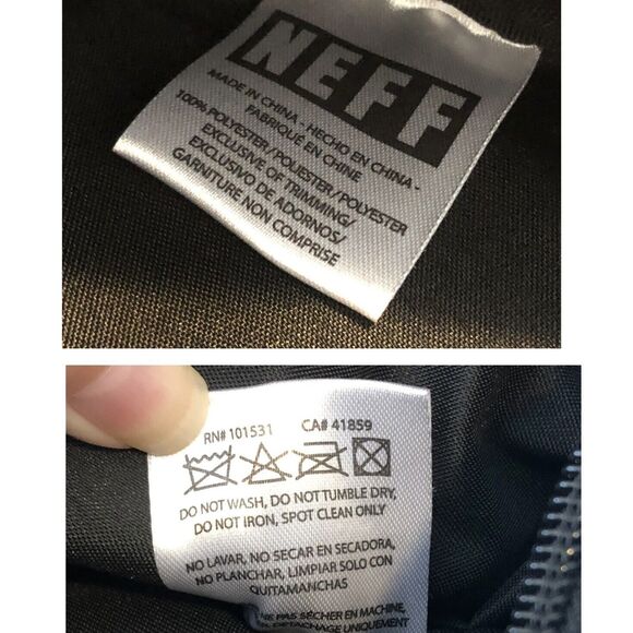 NEFF Fanny Pack Rubber Duck Palm Tree Sunglasses Blue Waist Belt Bag Retro 90s - Picture 7 of 7